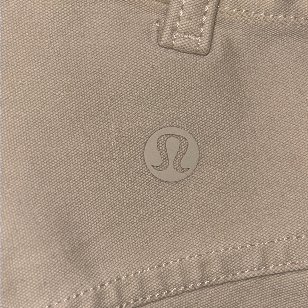 Lululemon 28 City Sleek 5 Pocket Wide-Leg High-Rise Pant Light Utilitech Ivory - Picture 8 of 9